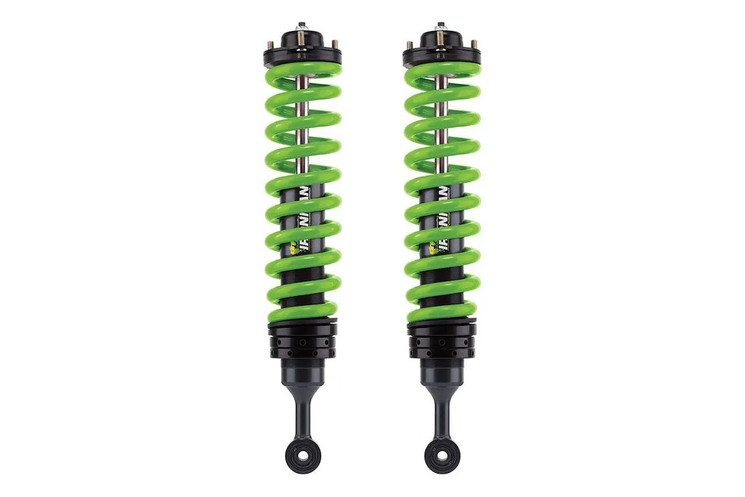 45710FE-ACKTC-PB – IRONMAN 4X4 Coil Over Shock Absorber, Non Adjustable Valving 3 Inch Lift Pigtail Spring Black Body...